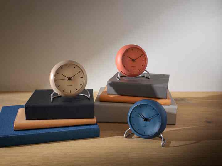 City Hall Table Alarm Clock (4 colors)