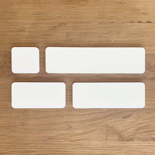 뉴앤룩 규조토 트레이 코스터 A타입 화이트 4size