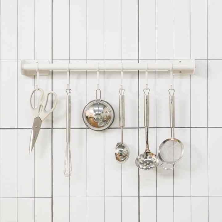 穴あけ不要 キッチンツールスタンド 8口