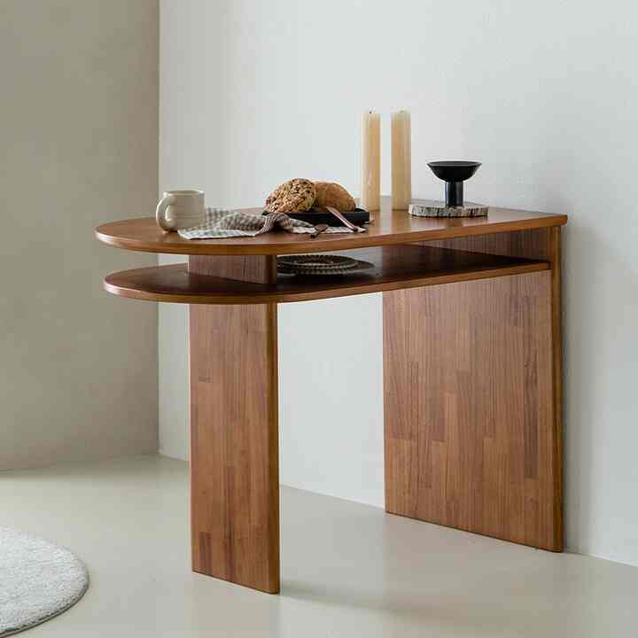 FIKA 半楕円形テーブル