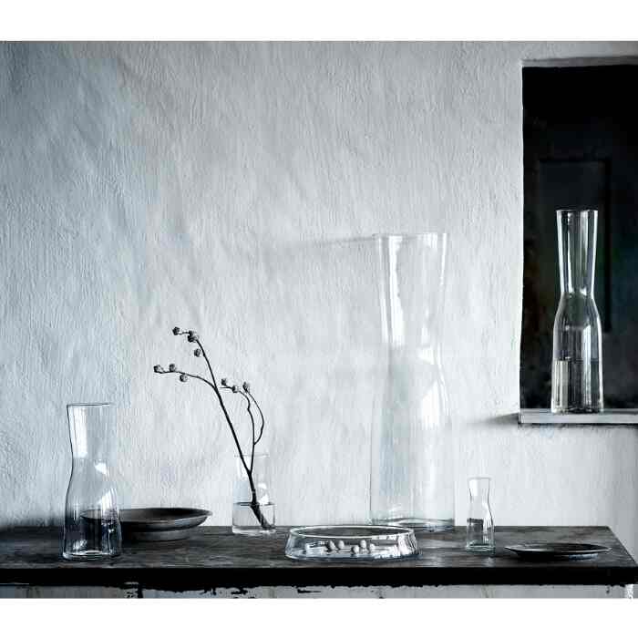 TIDVATTEN ティドヴァッテン 花瓶, クリアガラス, 17 cm