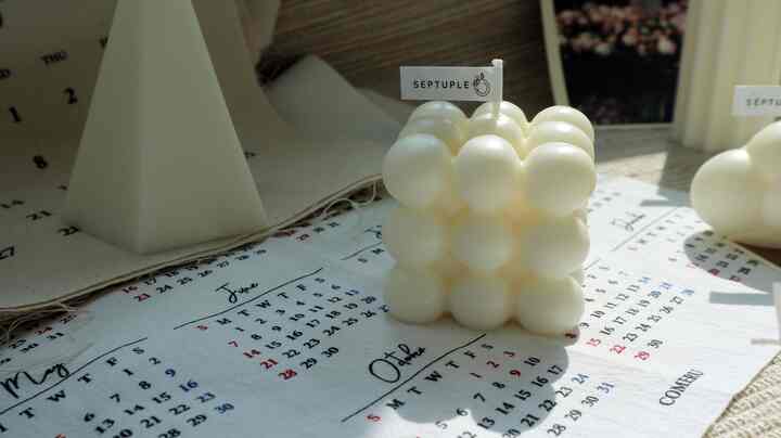 キューブキャンドル［6種］