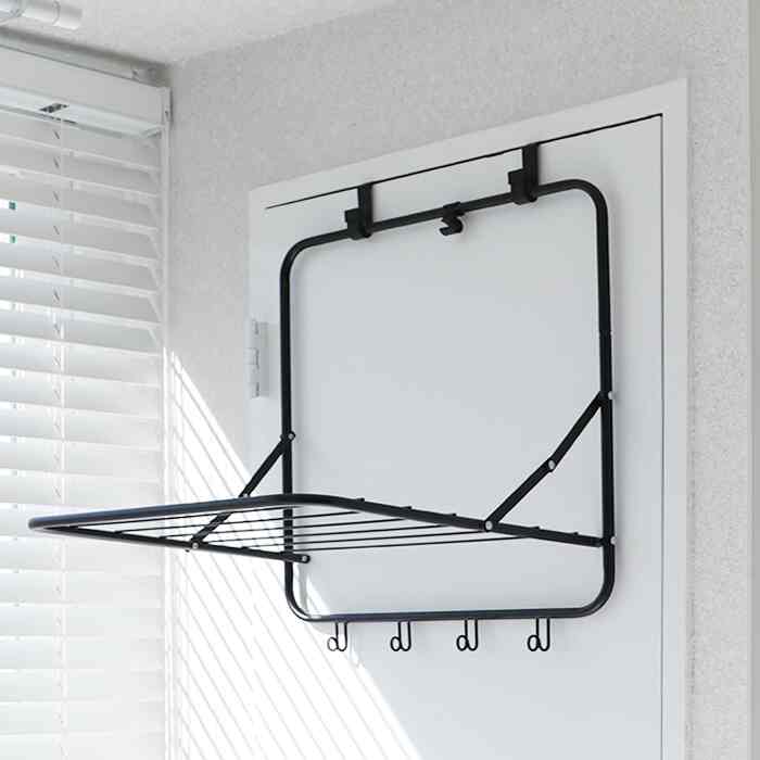 折りたたみ式ドア掛け室内物干しハンガー