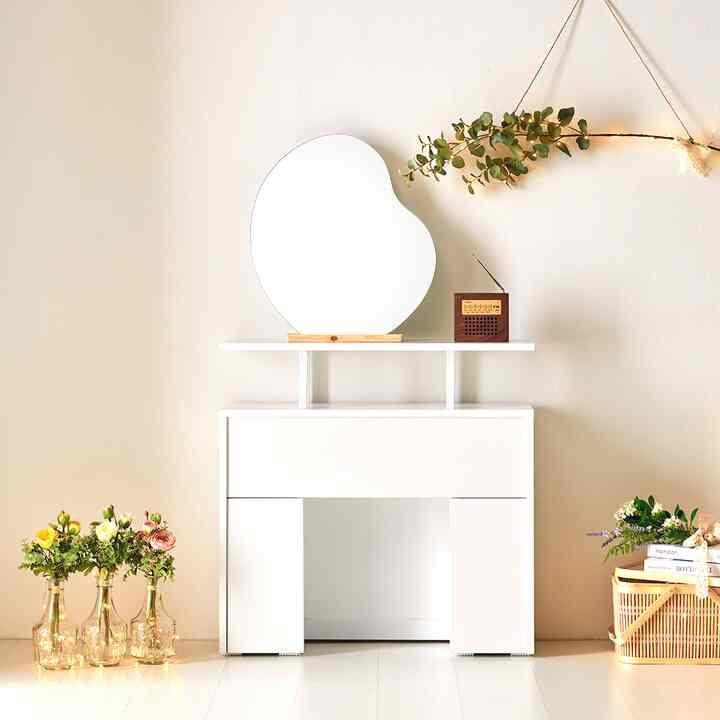 マントルピース コンソール ホワイト S