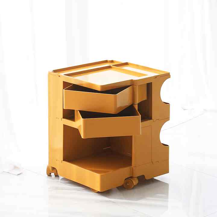 Mona 収納トロリー 2段型［5色］