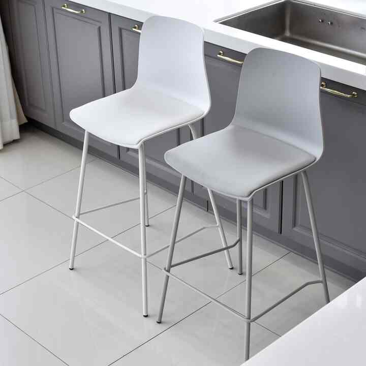 ディオ バーチェア  アイランドキッチン椅子[1+1]［3色］