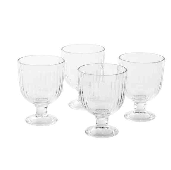 VARDAGEN, Gelas berkaki, kaca bening, 28 cl