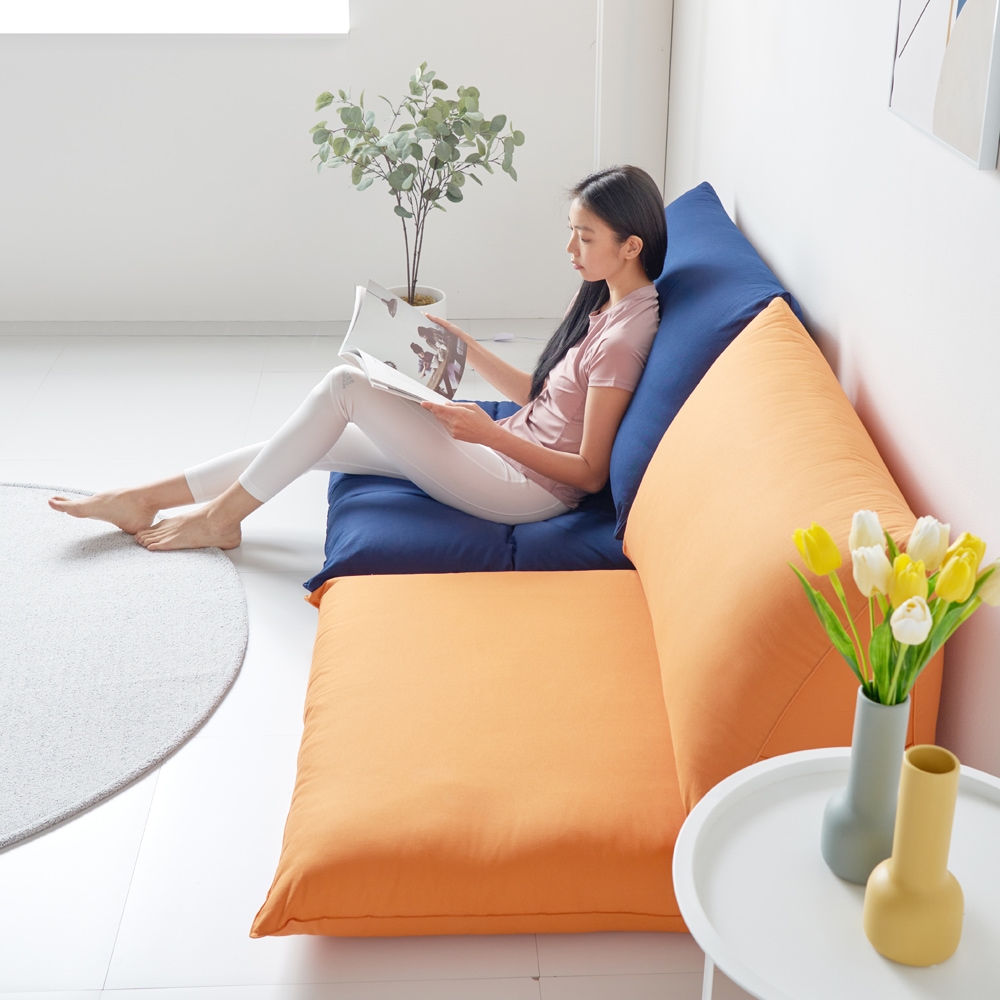 마요하 쓰임새 대방석 좌식쇼파 대방석커버 솜미포함(8colors/2size)