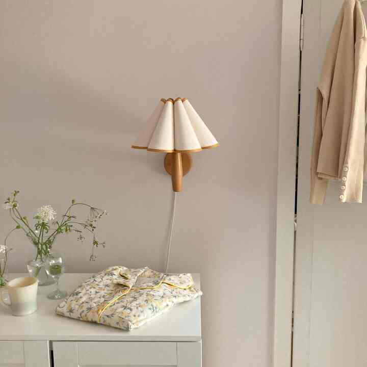 Venessa ウッド ウォールランプ