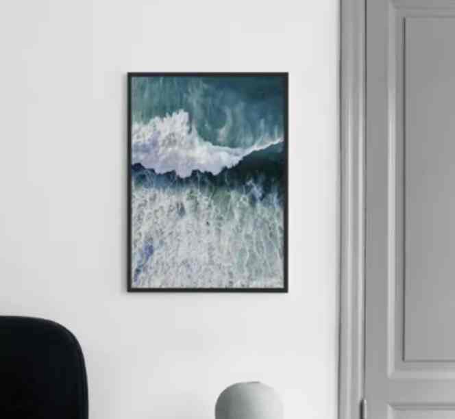 Surfers Wave Print