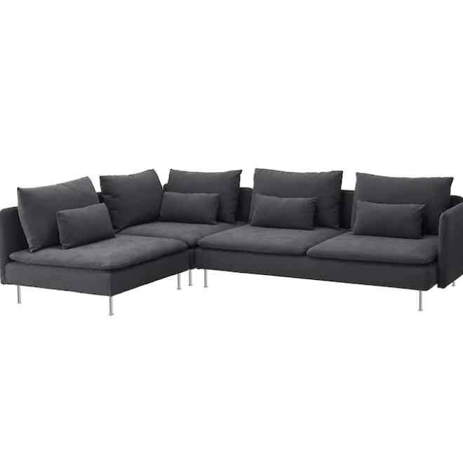 SÖDERHAMN ソーデルハムン コーナーソファ、4人掛け［8色］