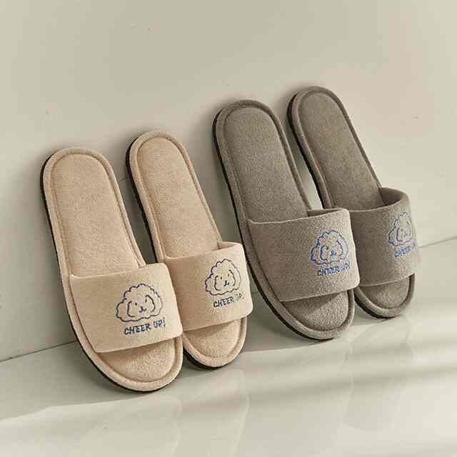 プードル スリッパ