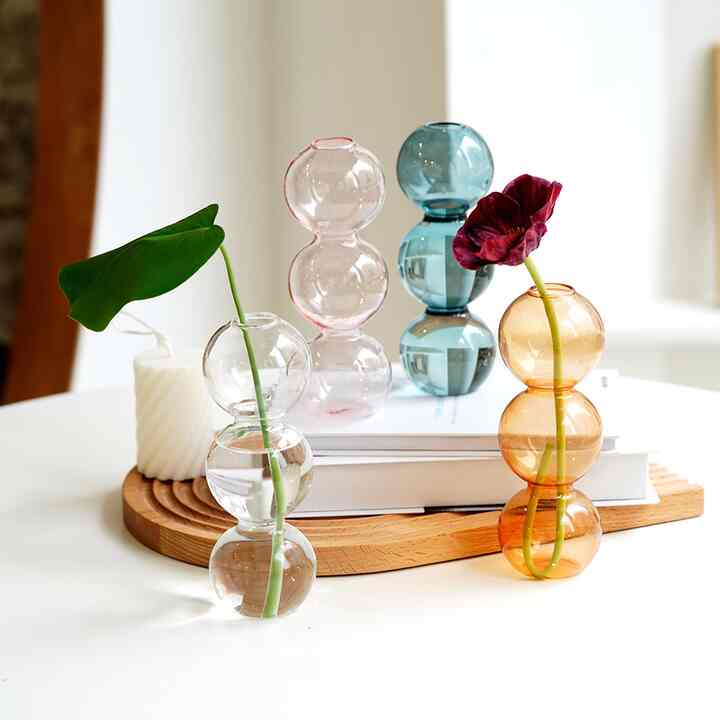 Bubbled Glass Vase