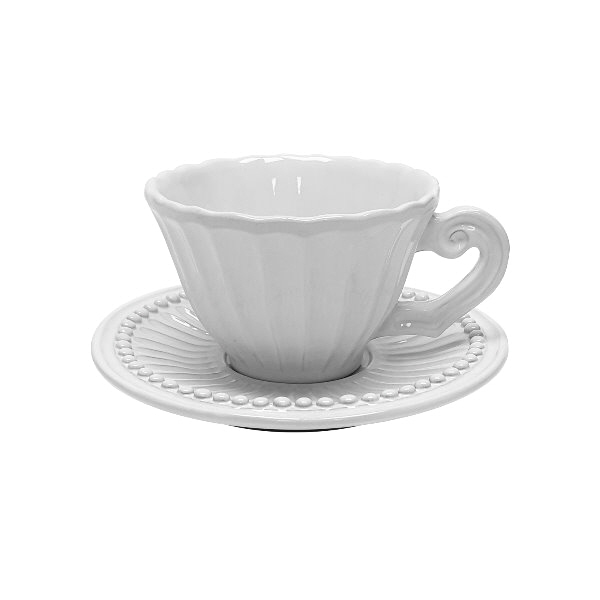 VBC까사 VBC까사 인칸토 티컵/소서 세트 스트라이프 12cm