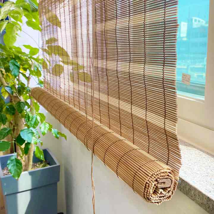 ストライプ バンブーブラインド