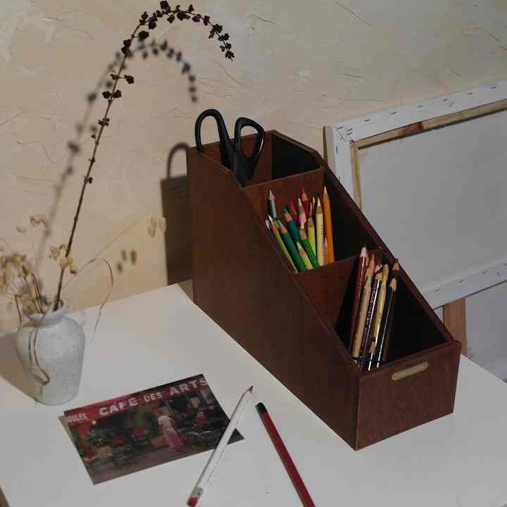 Wooden Desktop Organizer