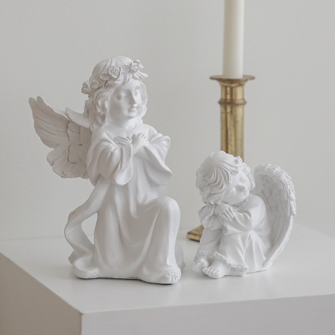 류블류샵 천사 조각상 Aset