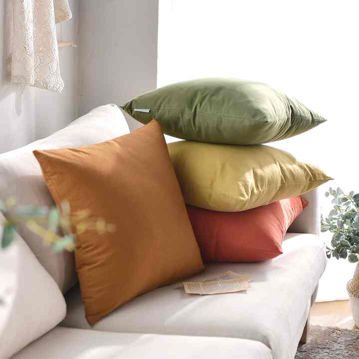 Reto WARM リネン クッションカバー［4色・5サイズ］