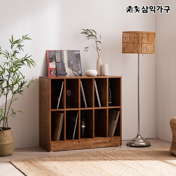 유니크 디자인 원목 낮은 책장 A타입 가격 비교 삼익가구 유니크 디자인 원목 낮은 책장 A타입