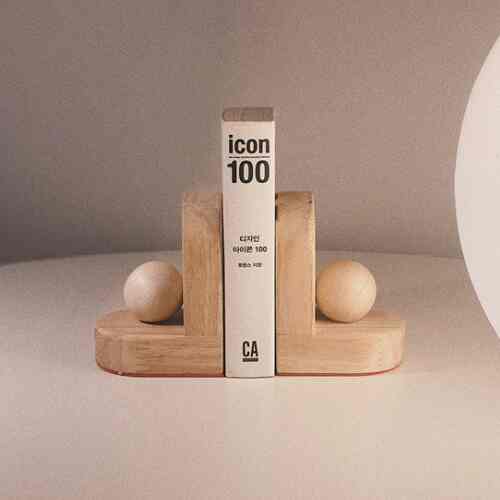 Wooden Bookends