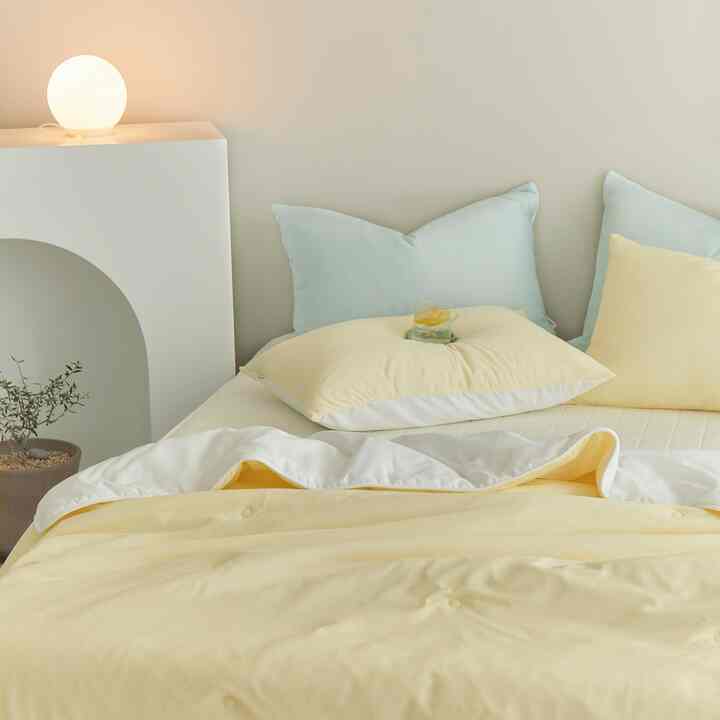 スラッシュ冷感 布団&枕カバー 【2colors】