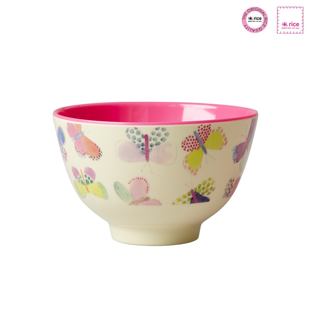 라이스 멜라민 스몰 보울 밥공기 버터 플라이 12cm
