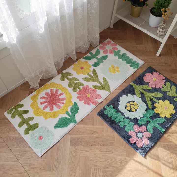 Home Flower Bathroom マット［3色］