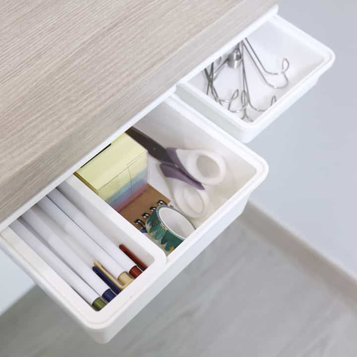 貼り付け式 スライド引き出し［2サイズ］