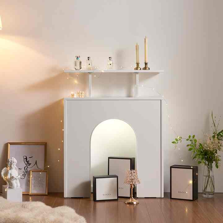 LED マントルピース コンソール アーチ型 M