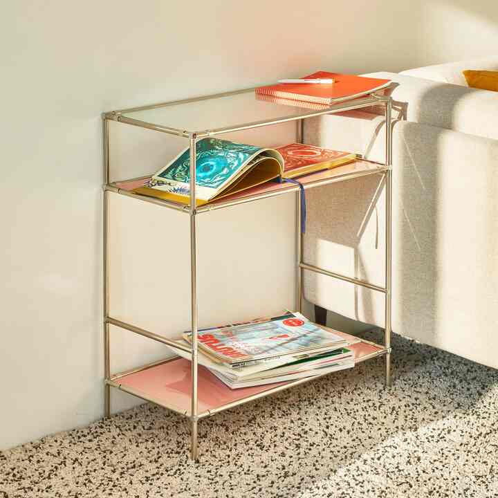 3-Tier Modular Glass Side Table
