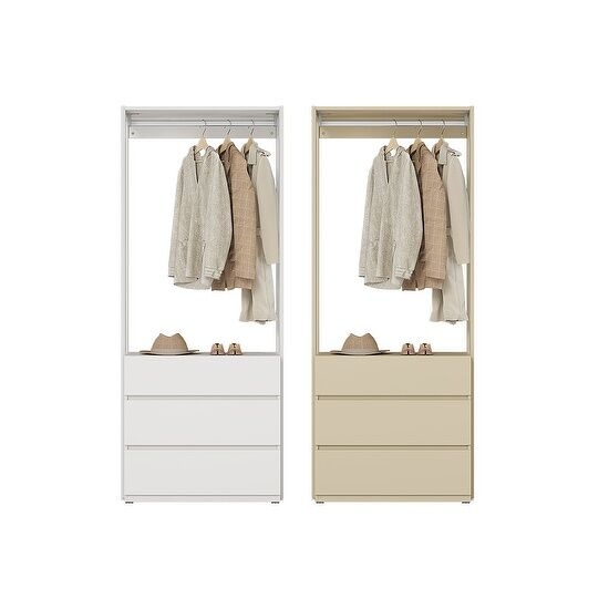 스테이 드레스룸 84cm 형_3단서랍형 2colors 가격 비교 한샘 스테이 드레스룸 84cm 형_3단서랍형 2colors