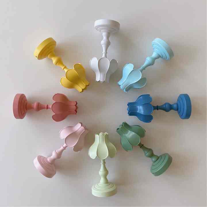 LED パステル ポータブルランプ［8色］