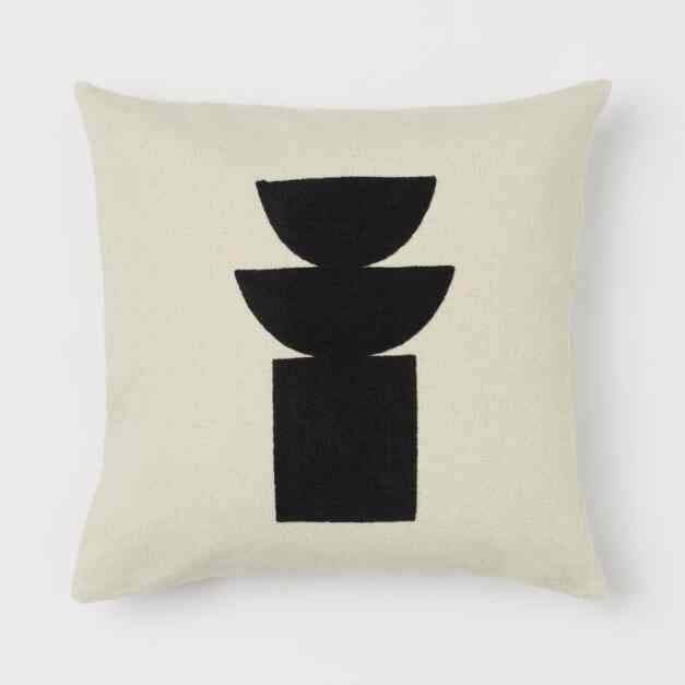 刺繍クッションカバー