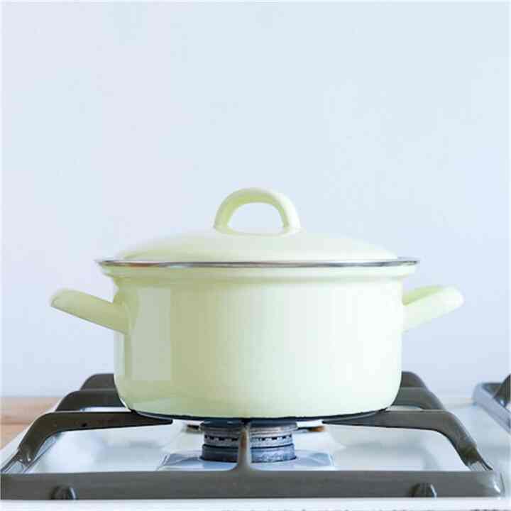 クラシック 両手鍋 レモンイエロー グリーン 16cm 1.0L