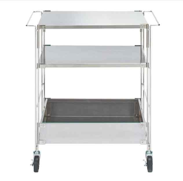 ステンレスユニットシェルフワゴンセット