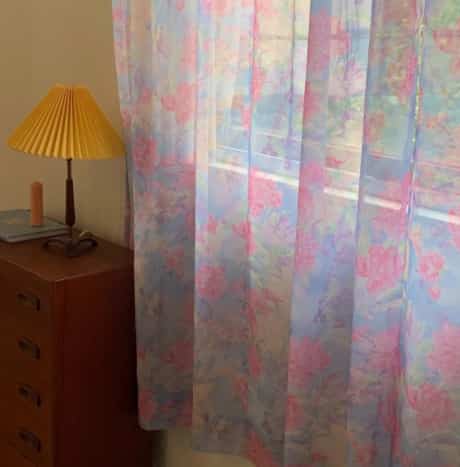 water color floral fabric