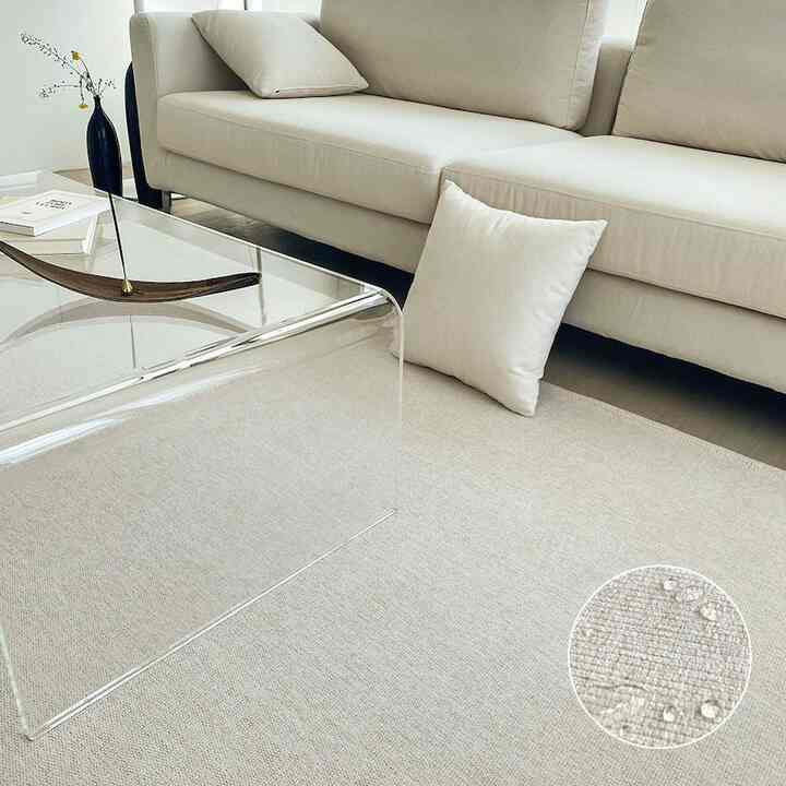 alron はっ水 ラグ［2色・5サイズ］