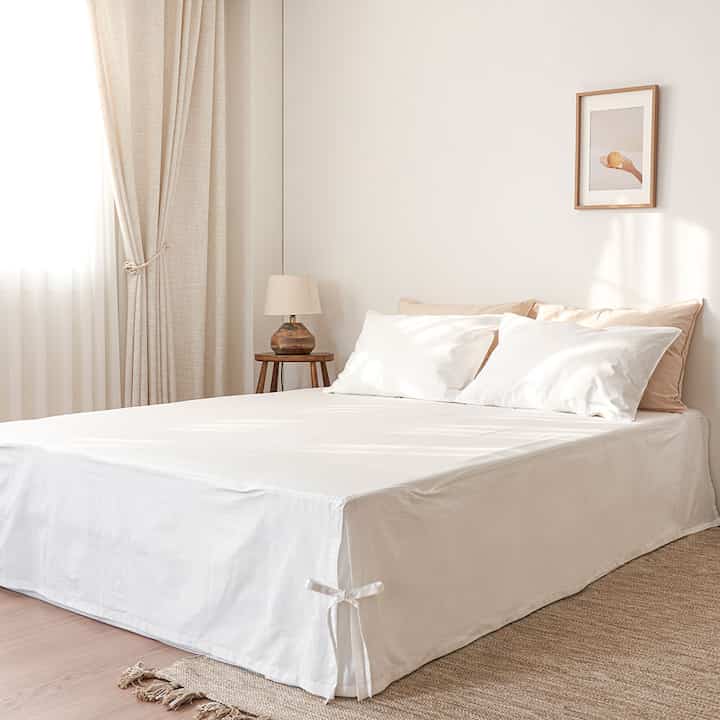 リボン ベッドスカート［4色・3サイズ］