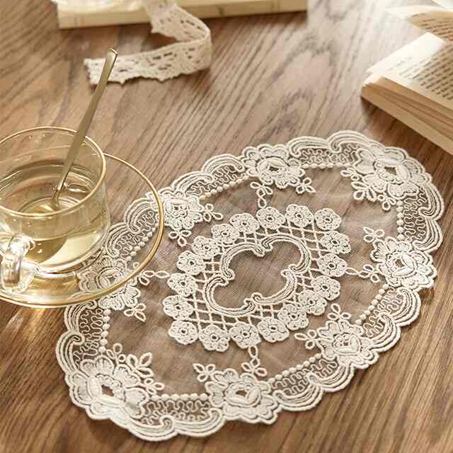 オリビア レース ティーコースター/テーブルマット