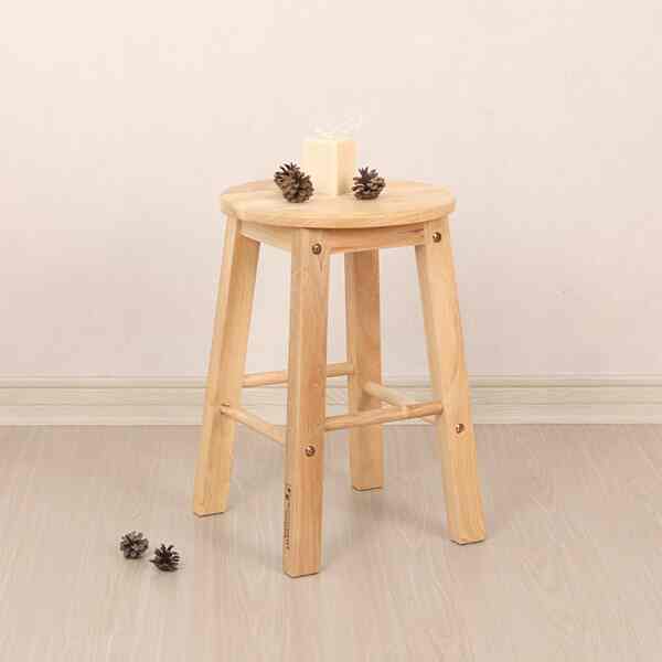 円形 組み立て 木製スツール 小型