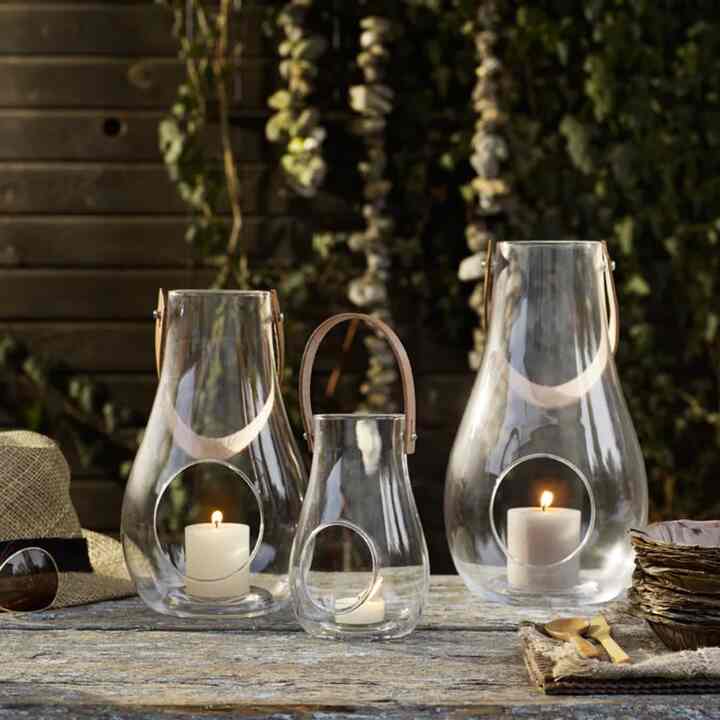 DESIGN WITH LIGHT キャンドルランタン［2色・3サイズ］