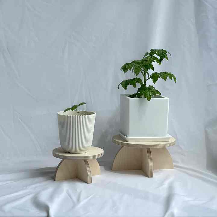 プランタースタンド ミニ［6色・3サイズ］