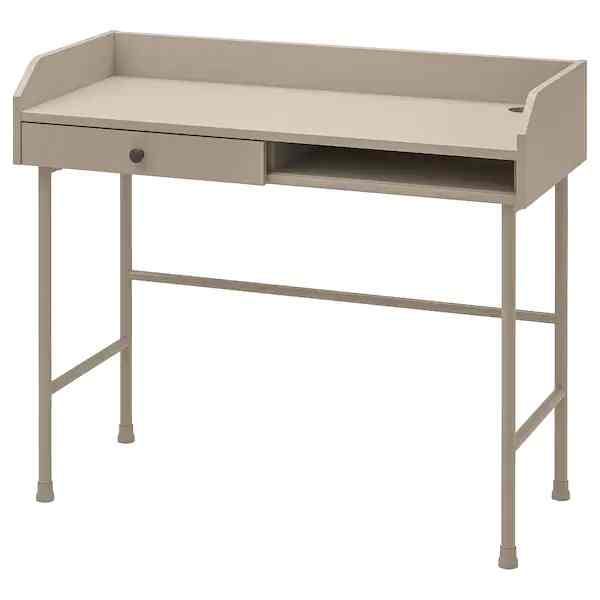 HAUGA - Meja, krem, 100x45 cm