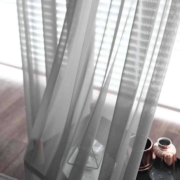 ホテル式 シフォンカーテン[3色]