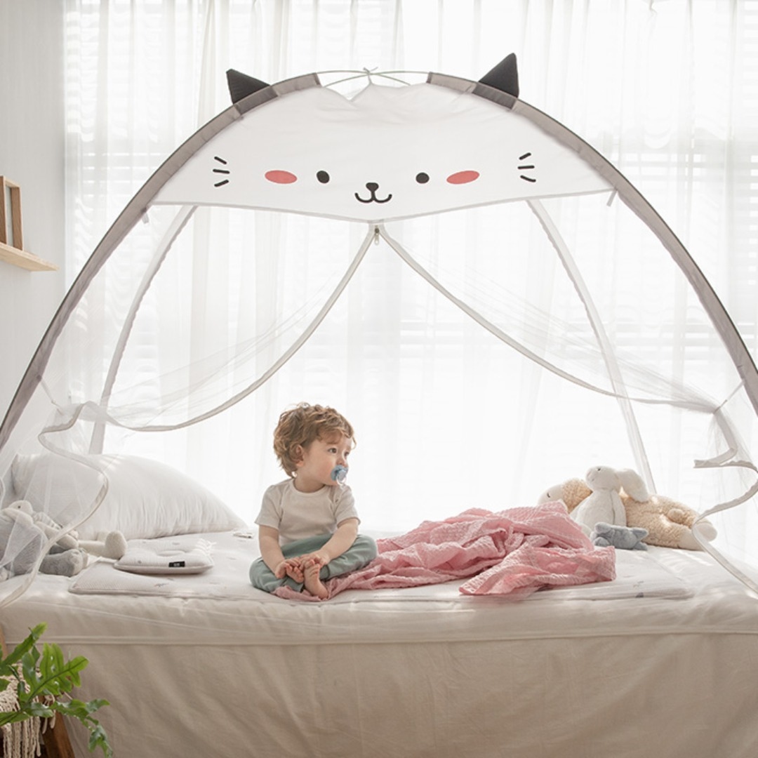 베베데코 프리미엄 원터치모기장 냥이 3size