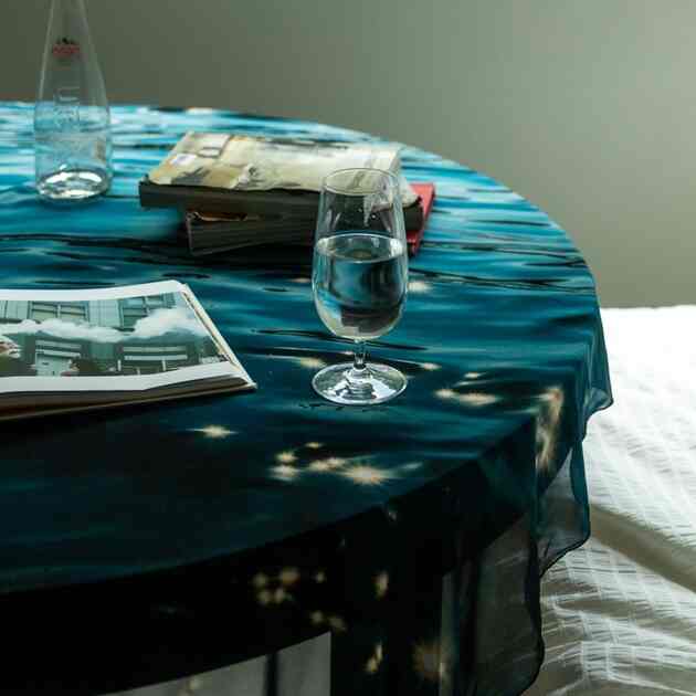 ハンガン シフォン ファブリックポスター カーテン［2サイズ］