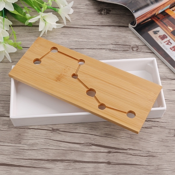 도토로 티앤차 직사각 다기트레이 차판(28x12cm)