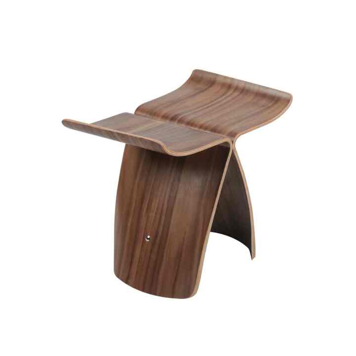 バタフライ形 ウッド スツール