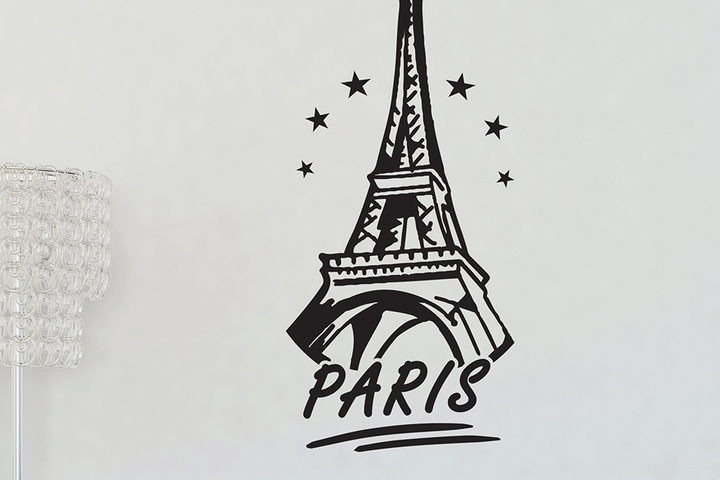 paris star 파리 감성 도시 에펠탑 일러스트 인테리어 스티커 | 오늘의집 쇼핑 paris star 파리 감성 도시 에펠탑 일러스트 인테리어 스티커