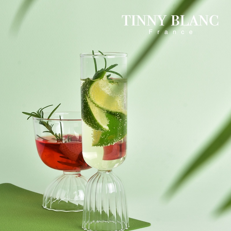 티니블랑 티니블랑 벨 내열유리 샴페인 글라스 200ml 2p세트